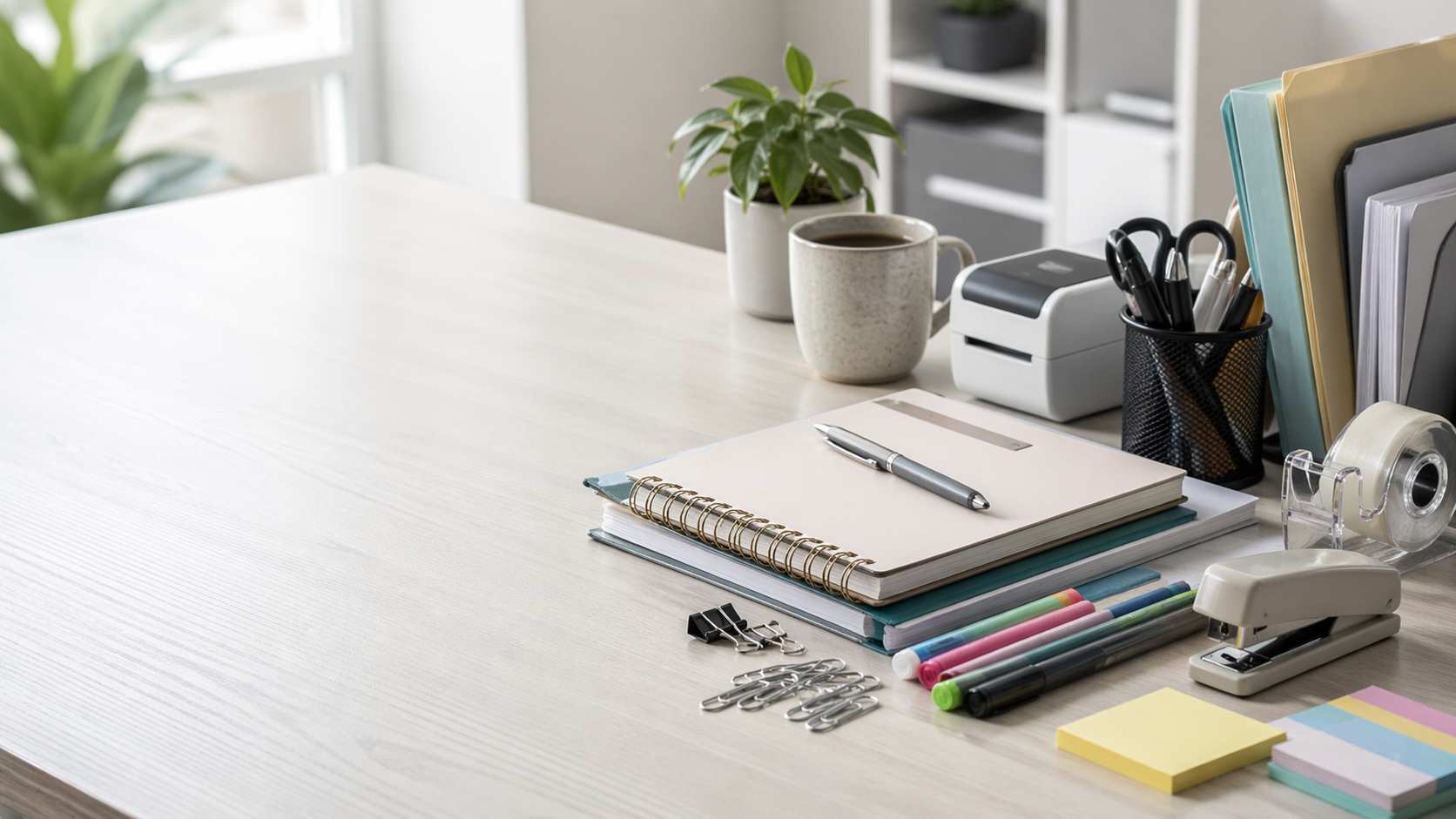Office supply deals and everyday essentials workspace scene